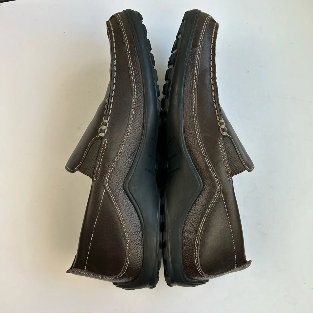 Cole Haan Tucker Venetian Slip On French Roast Leather Loafer Office Preppy